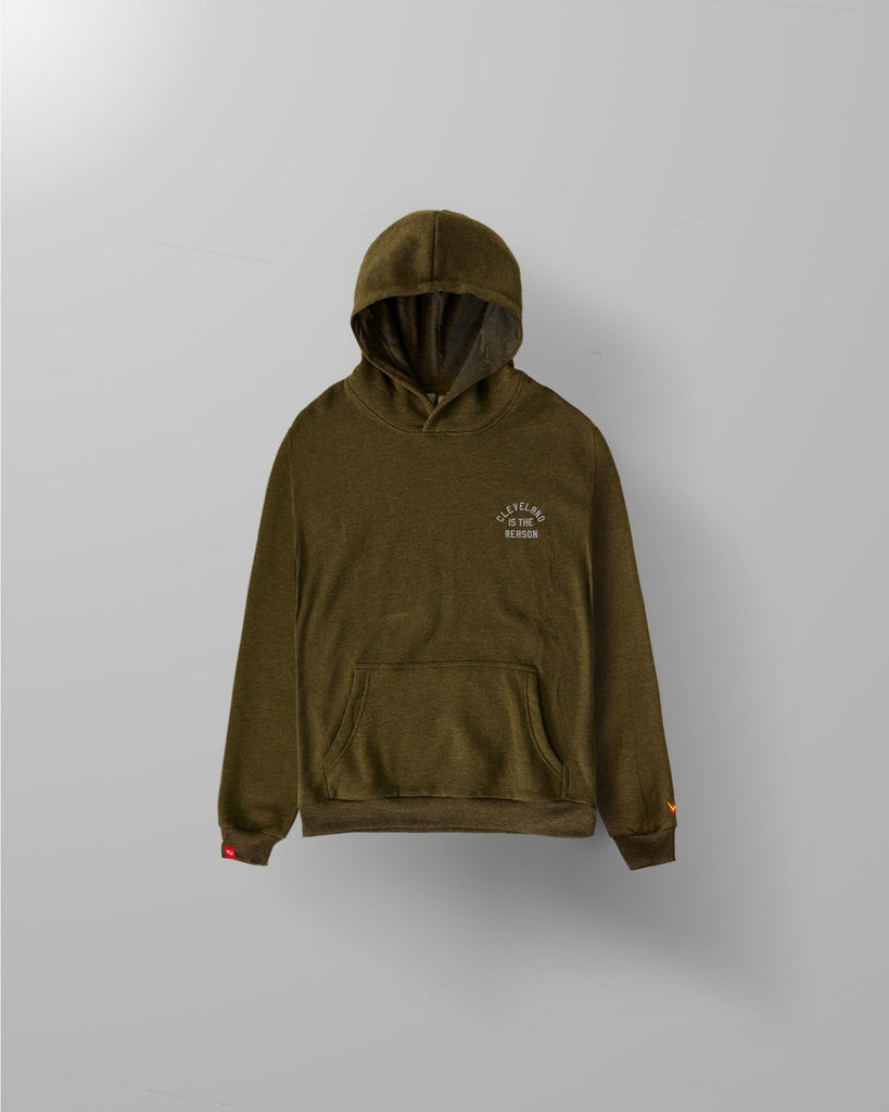 Cleveland is the Reason™ Cloud Hoodie (Olive Brown) - ILTHY®