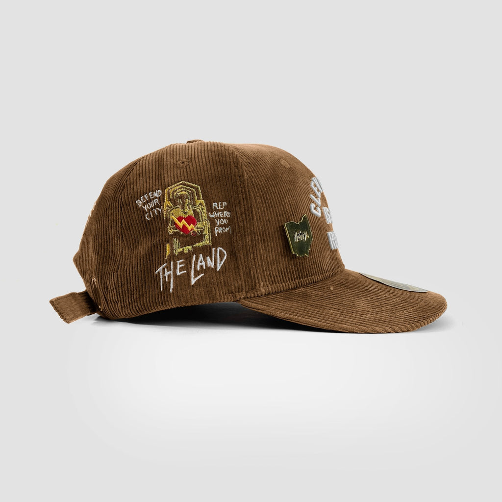 Cleveland is the Reason™ Cord Cap (Brown) - ILTHY®