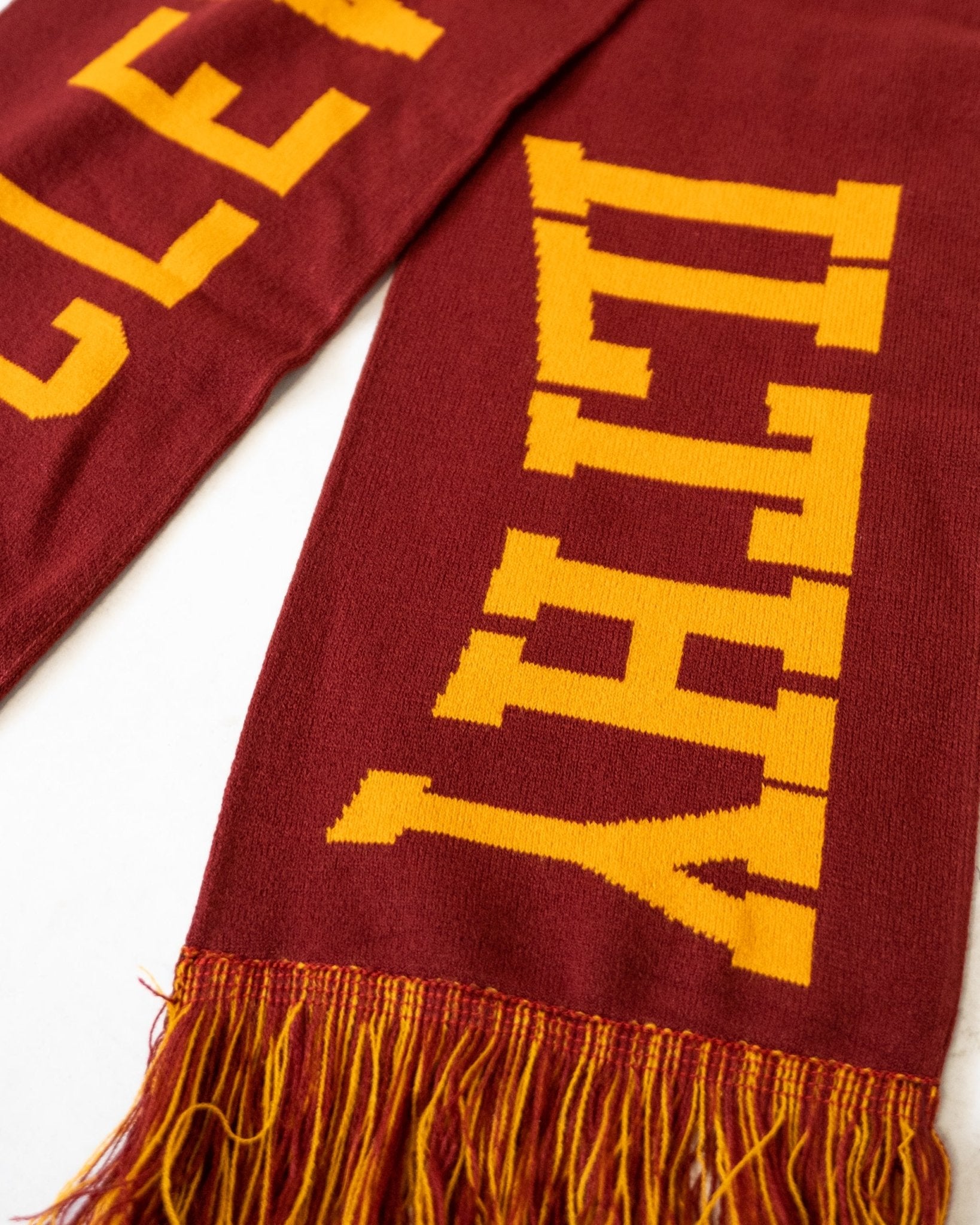 Cleveland is the Reason™ Premium Knitted Scarf (Maroon) - ILTHY®