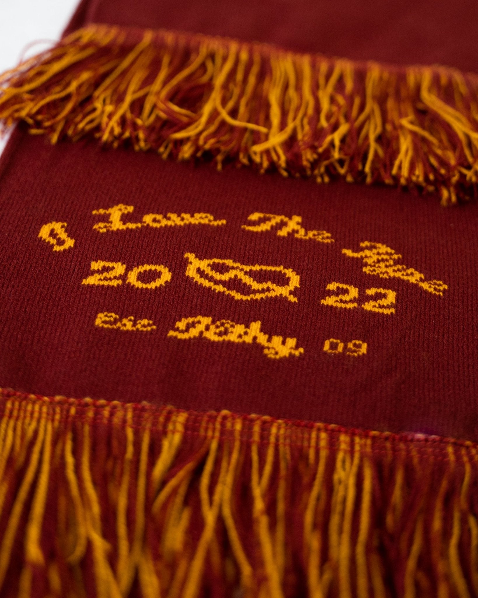 Cleveland is the Reason™ Premium Knitted Scarf (Maroon) - ILTHY®