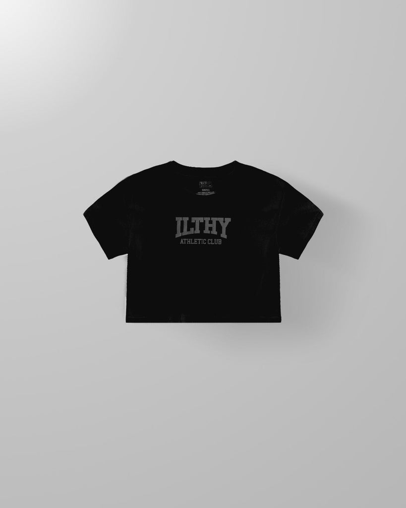 ILTHY® 2023 Athletic Club Crop Top (Black) - ILTHY®