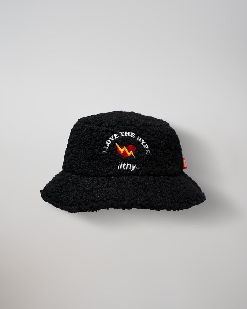 ILTHY® Brand Seal Sherpa Bucket Hat (Black) - ILTHY®