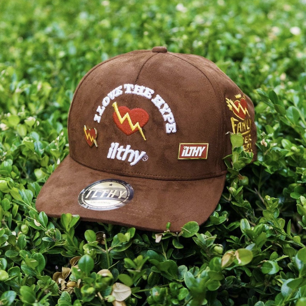 ILTHY® Brand Seal Suede Cap (Brown) - ILTHY®