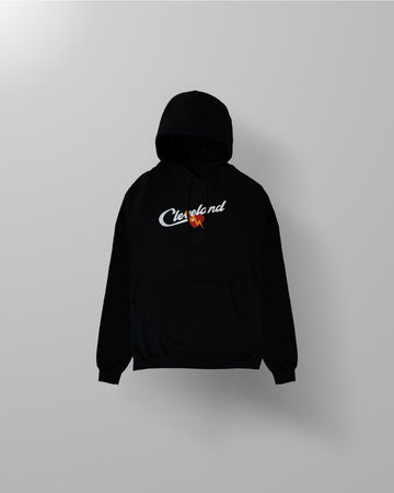 ILTHY® Cleveland Script Heart Hoodie (Black) - ILTHY®