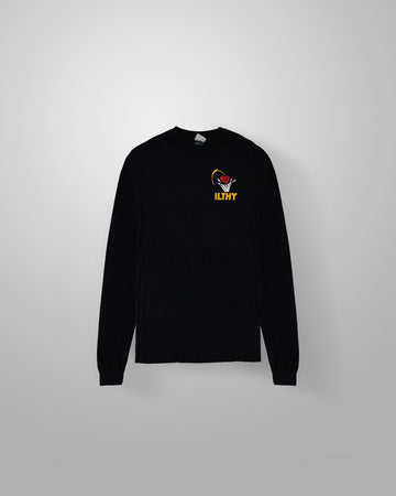 ILTHY Hoops Long Sleeve wine & gold (Black) - ILTHY®