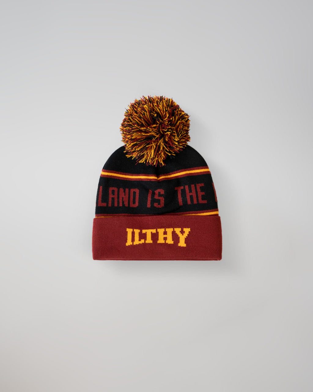 ILTHY® Premium Pom Beanie (Maroon) - ILTHY®
