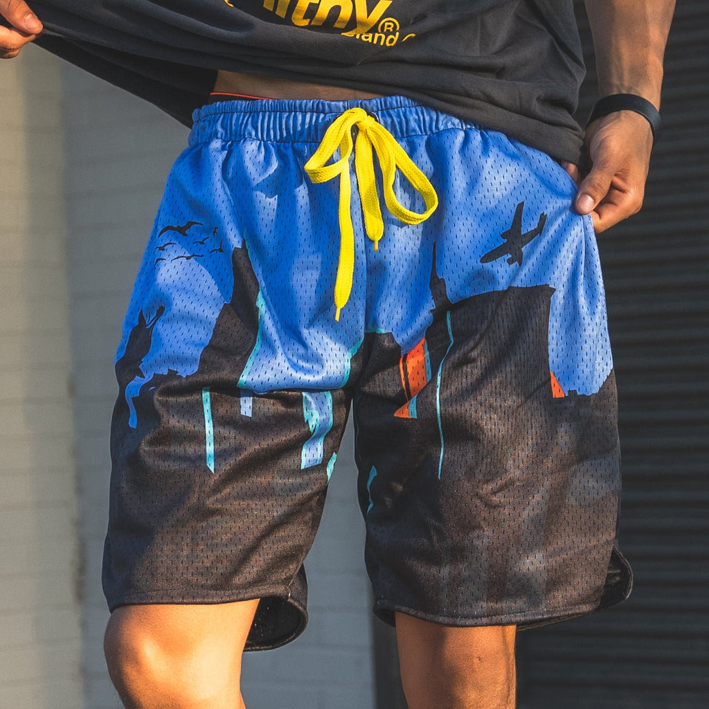 ILTHY® Skyline Shorts (Blue) - ILTHY®
