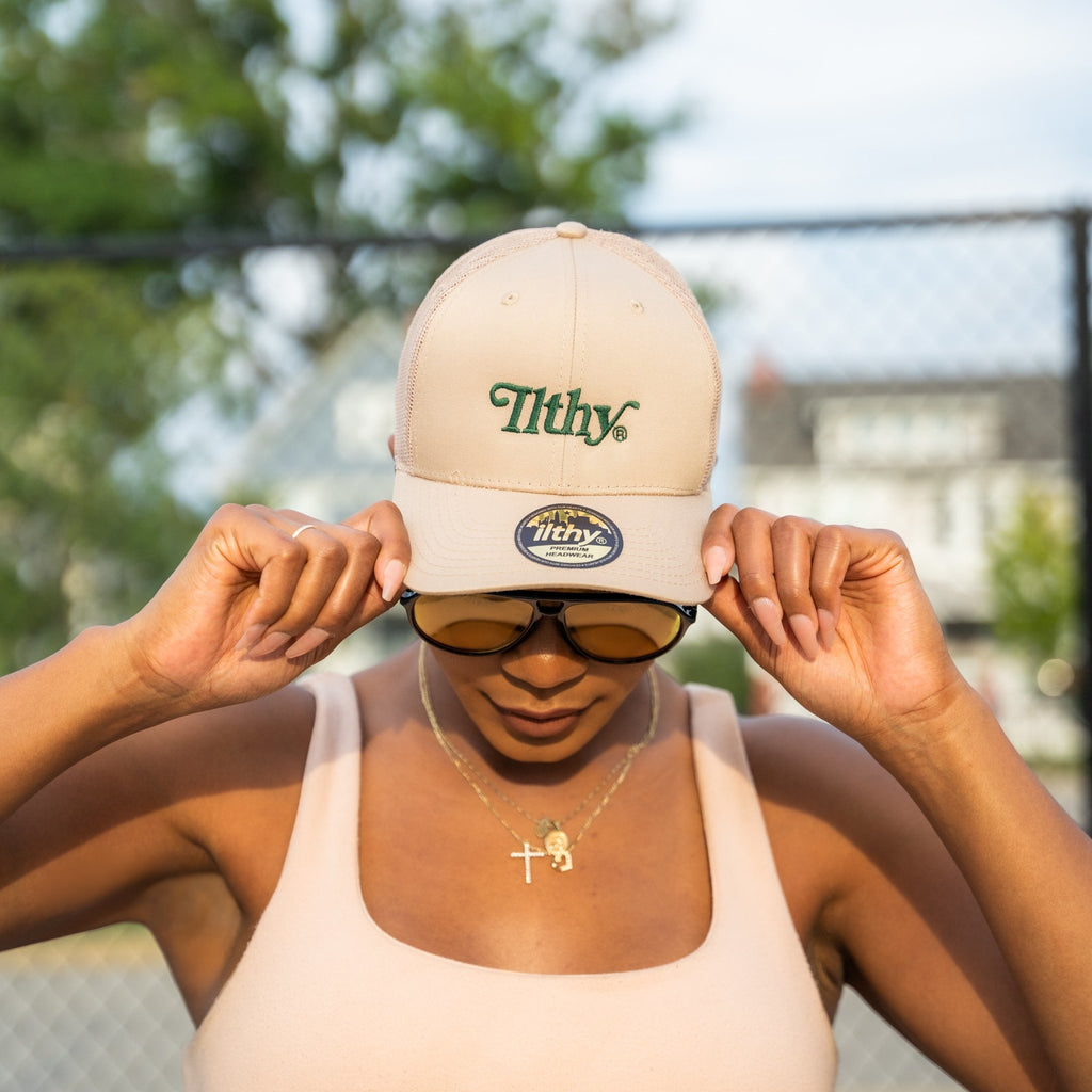 ILTHY® Trucker Cap (Khaki/Forest) - ILTHY®