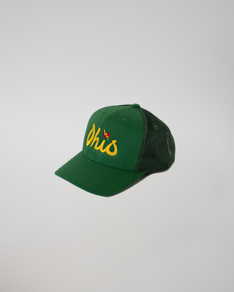 Ohio Script Trucker Cap (Green/Gold) - ILTHY®