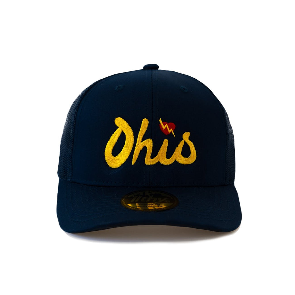 Ohio Script Trucker Cap (Navy/Gold) - ILTHY®