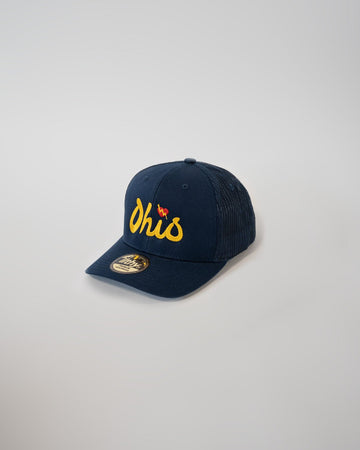 Ohio Script Trucker Cap (Navy/Gold) - ILTHY®