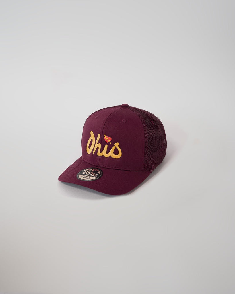 Ohio Trucker Cap (Maroon) - ILTHY®