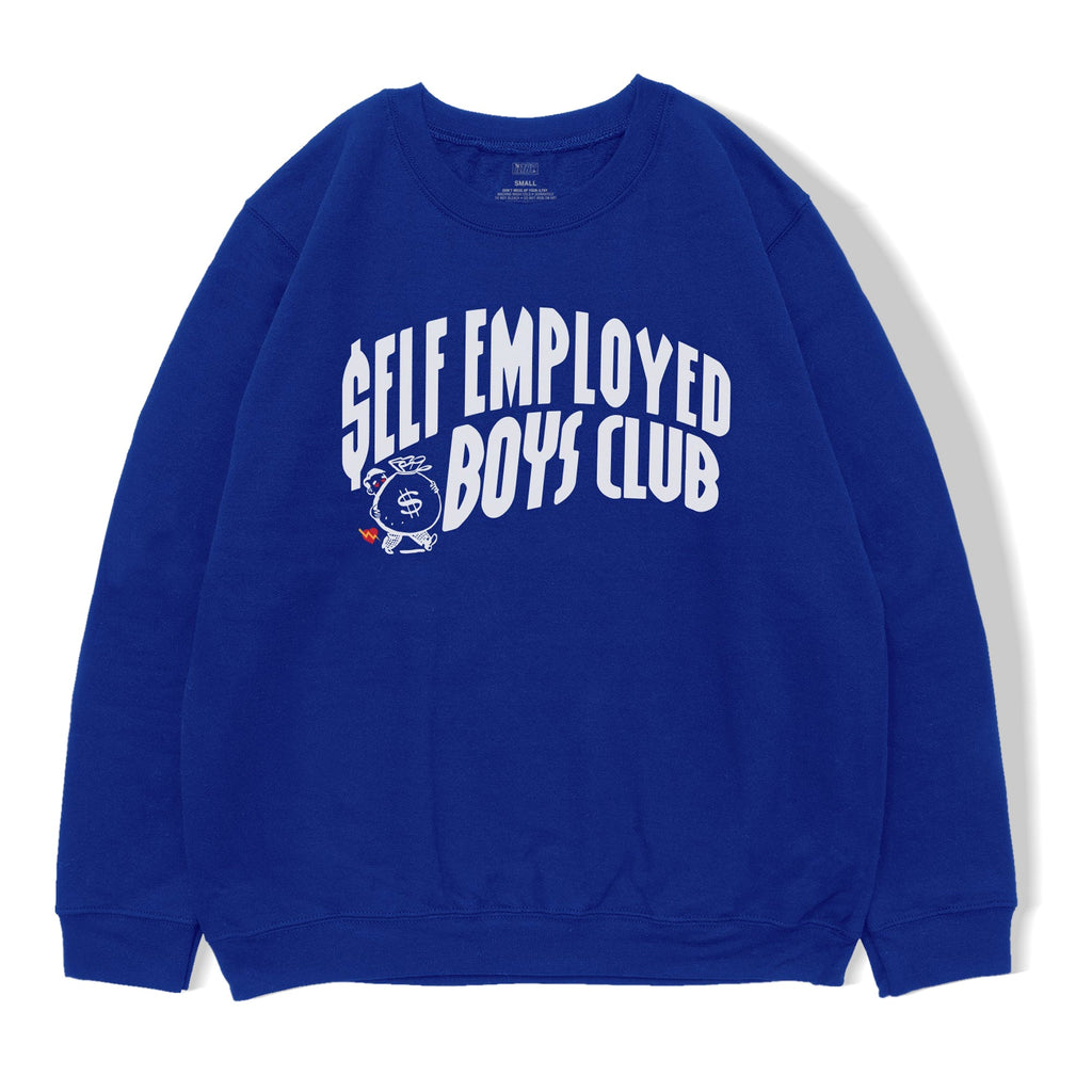 Self Employed Boys Club Crewneck (Blue) - ILTHY®